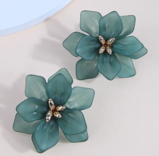 Aretes de flores