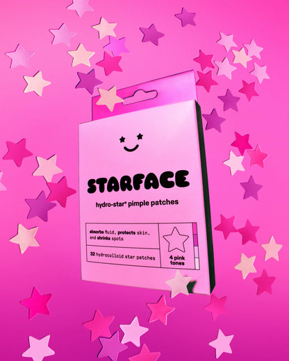 Starface- hydro-star pimple patches 4 pink tones
