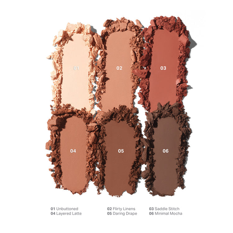 CHROMAPLUS 6-PAN EYESHADOW PALETTE TAILORED NUDES