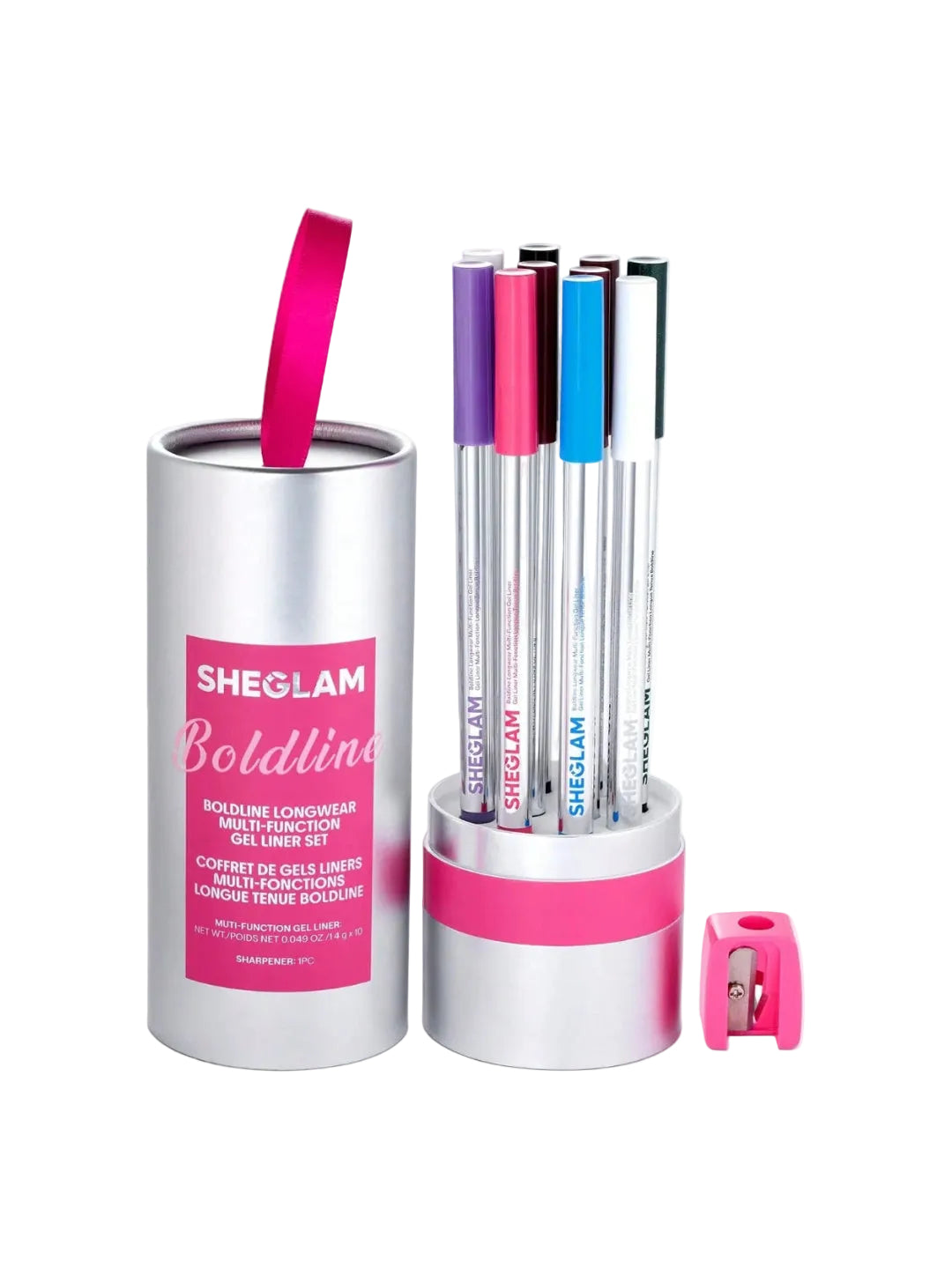 SHEGLAM Boldline Set de Delineador en Gel Multifunción de Larga Duración
