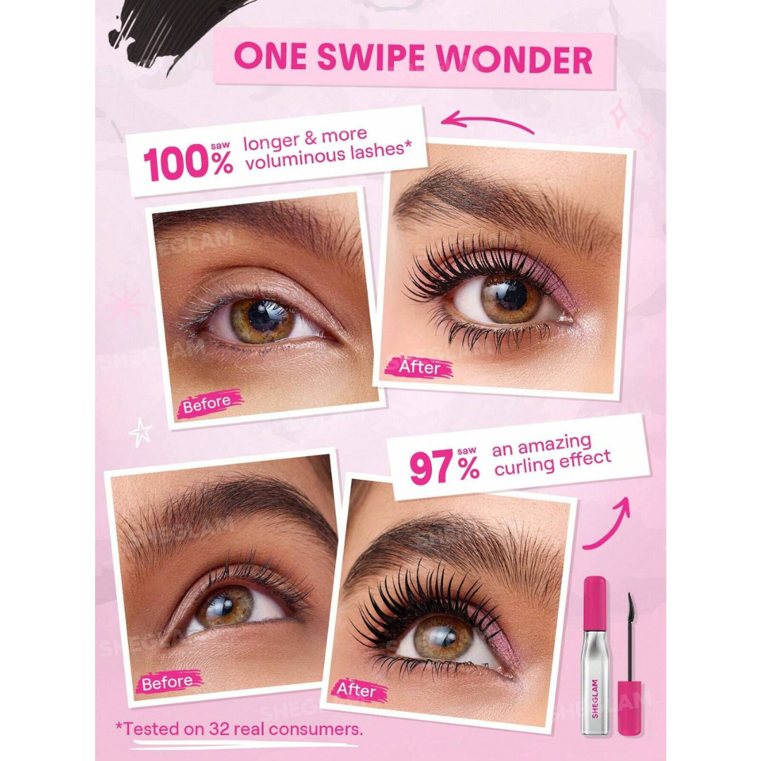 Lashlighter Up & Out Máscara de pestañas - Sheglam