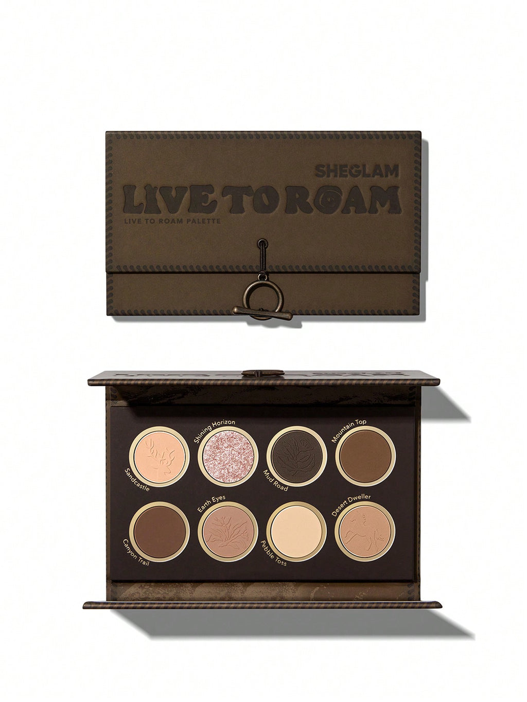 Paleta de sombras Sheglam Live to roam - 8 colores