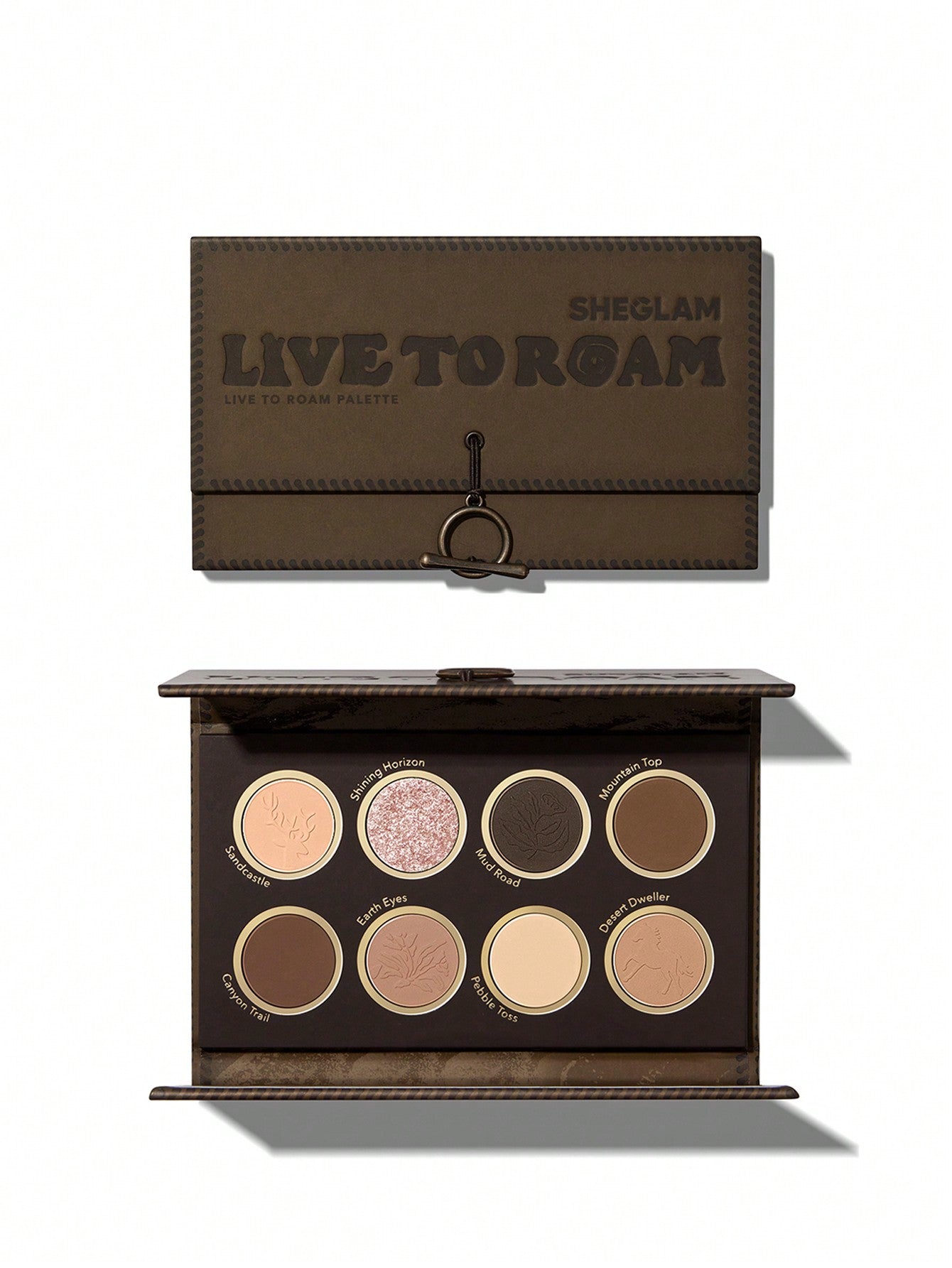 Paleta de sombras Sheglam Live to roam - 8 colores
