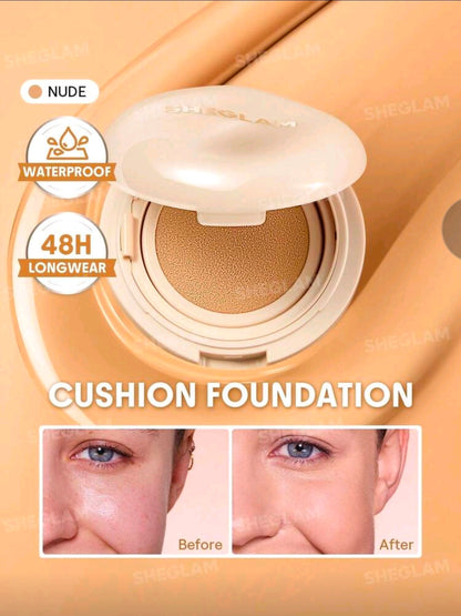 Base de maquillaje en formato cushion de larga duración