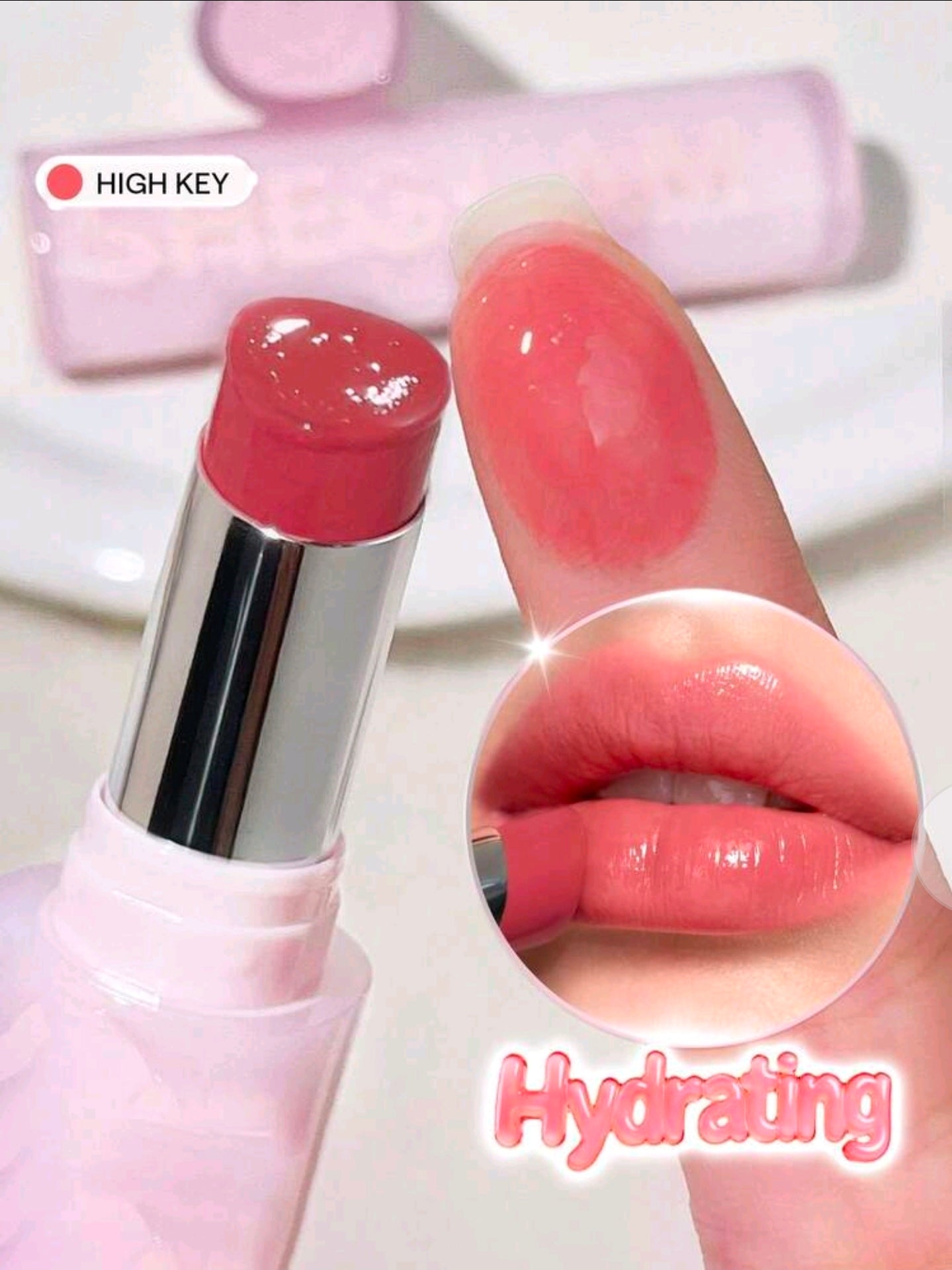Silk Slip Bálsamo Labial con Aceite- Guava Glow