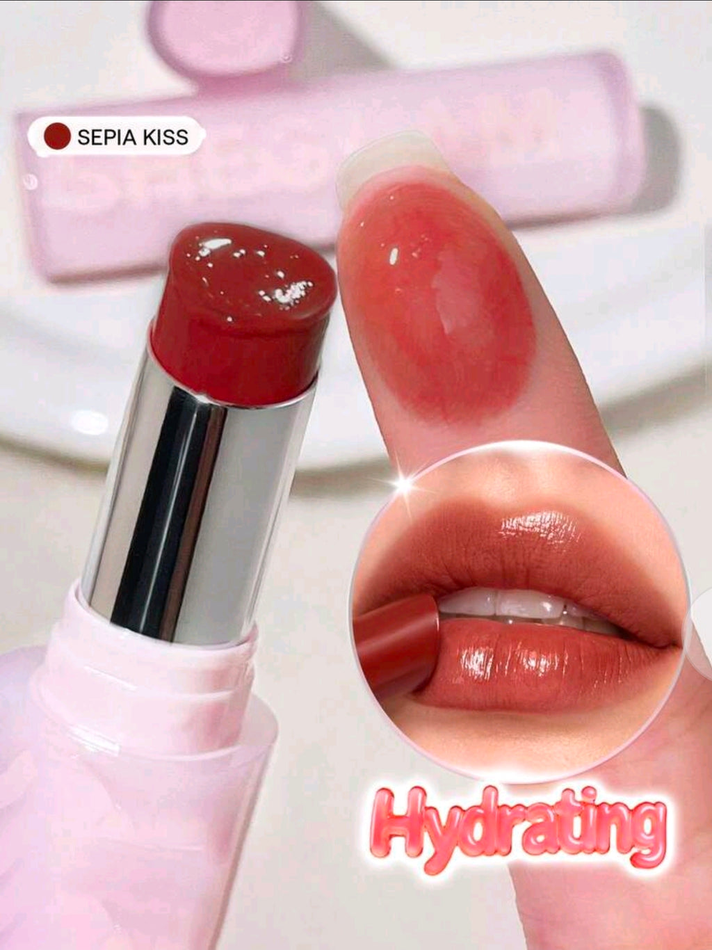 Silk Slip Bálsamo Labial con Aceite- Guava Glow