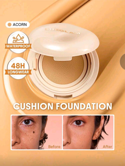 Base de maquillaje en formato cushion de larga duración