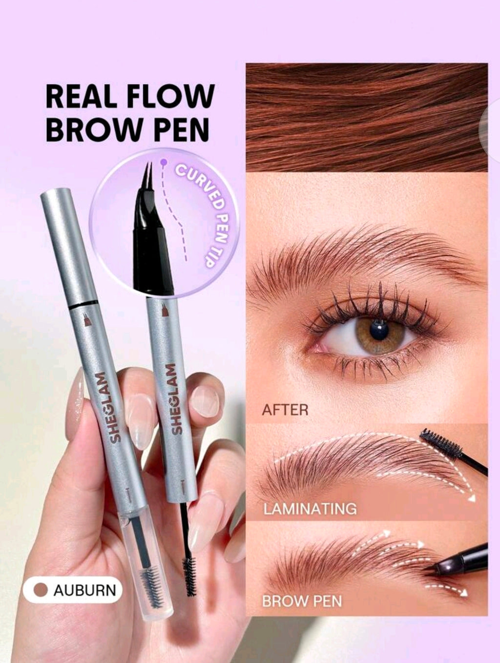 SHEGLAM Real Flow Lápiz laminador para cejas-