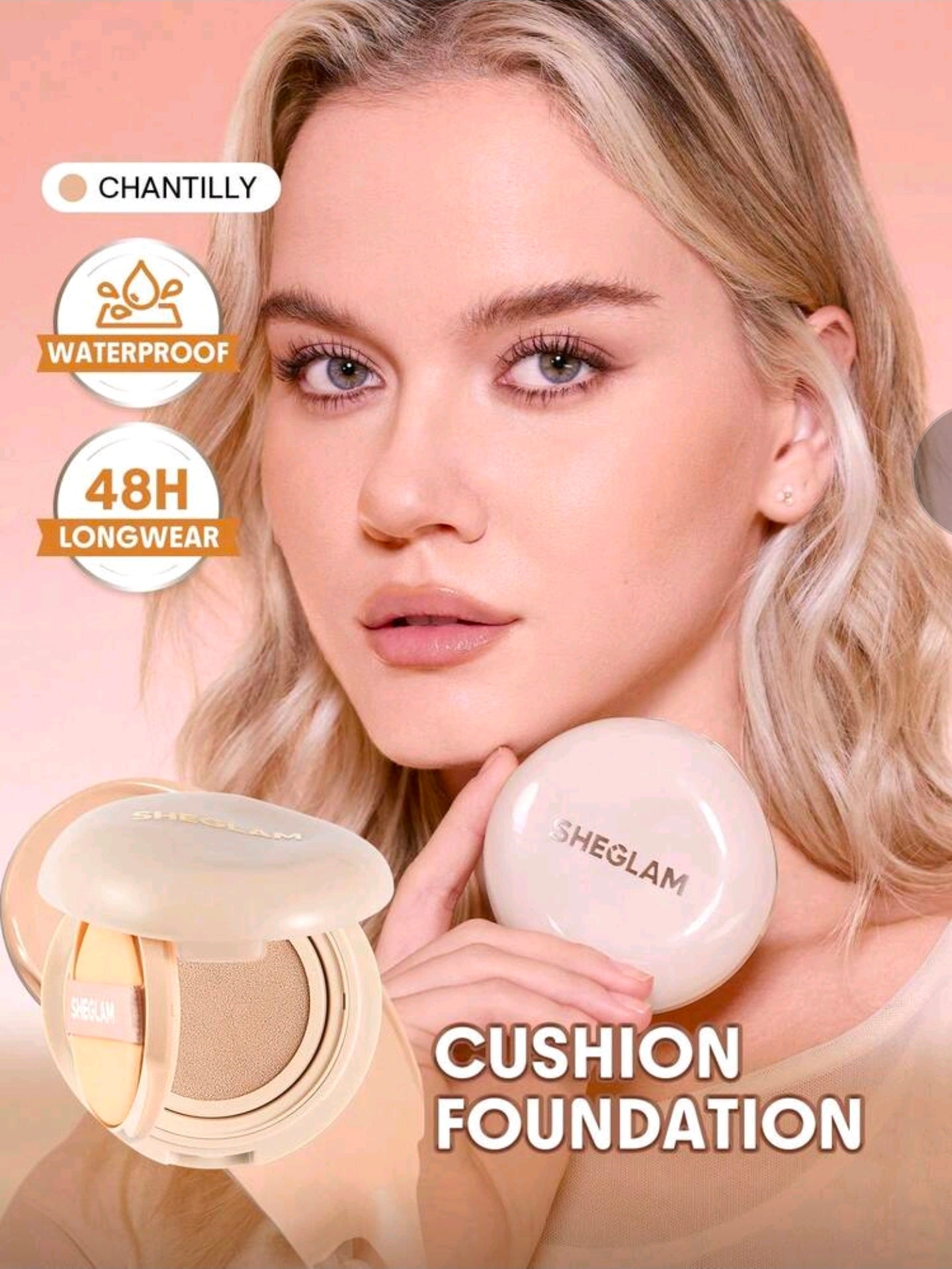 Base de maquillaje en formato cushion de larga duración