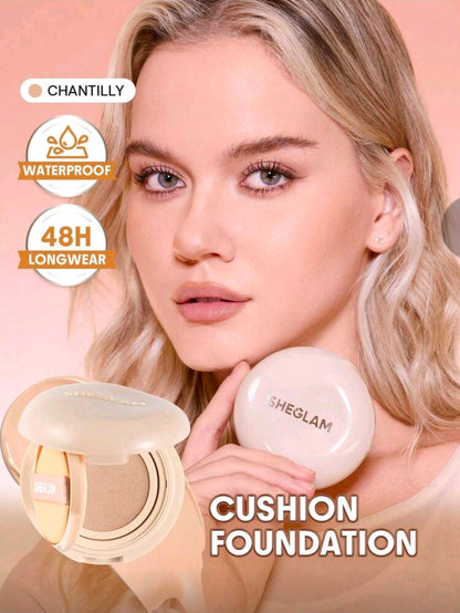 Base de maquillaje en formato cushion de larga duración