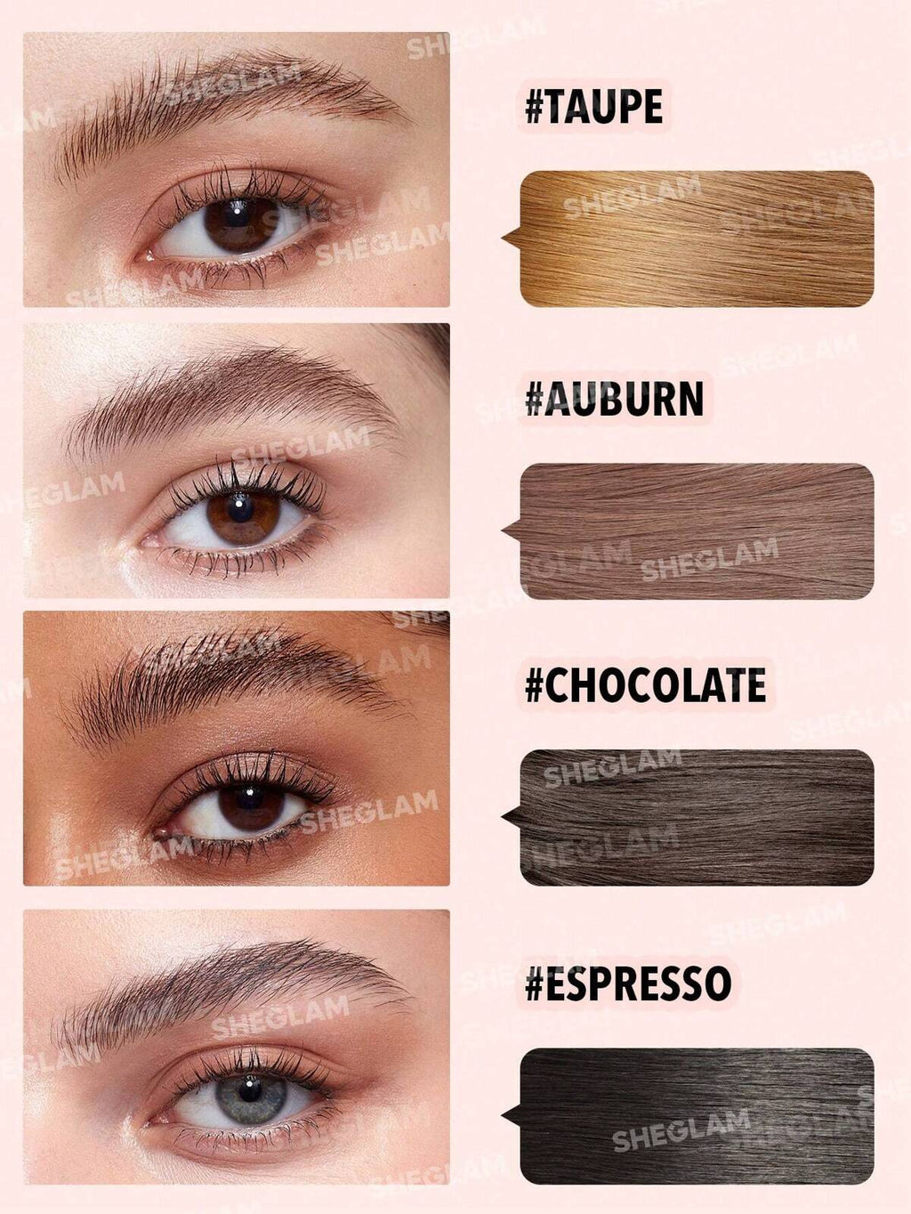 Gel para cejas con color