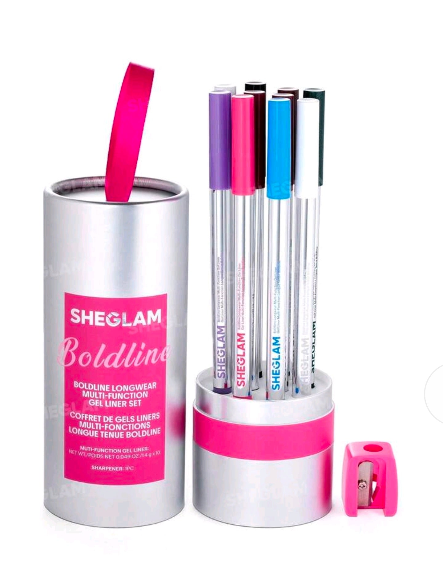 SHEGLAM Boldline Set de Delineador en Gel Multifunción de Larga Duración