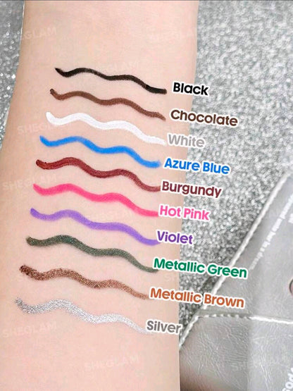 SHEGLAM Boldline Delineador en Gel Multifunción de Larga Duración-Black