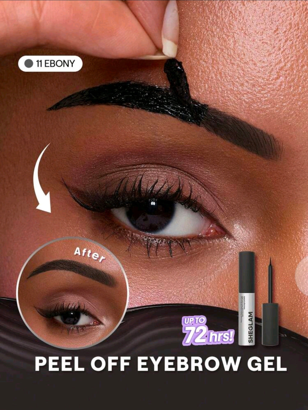 Tinta lock Tattoo Sheglam- Chocolate