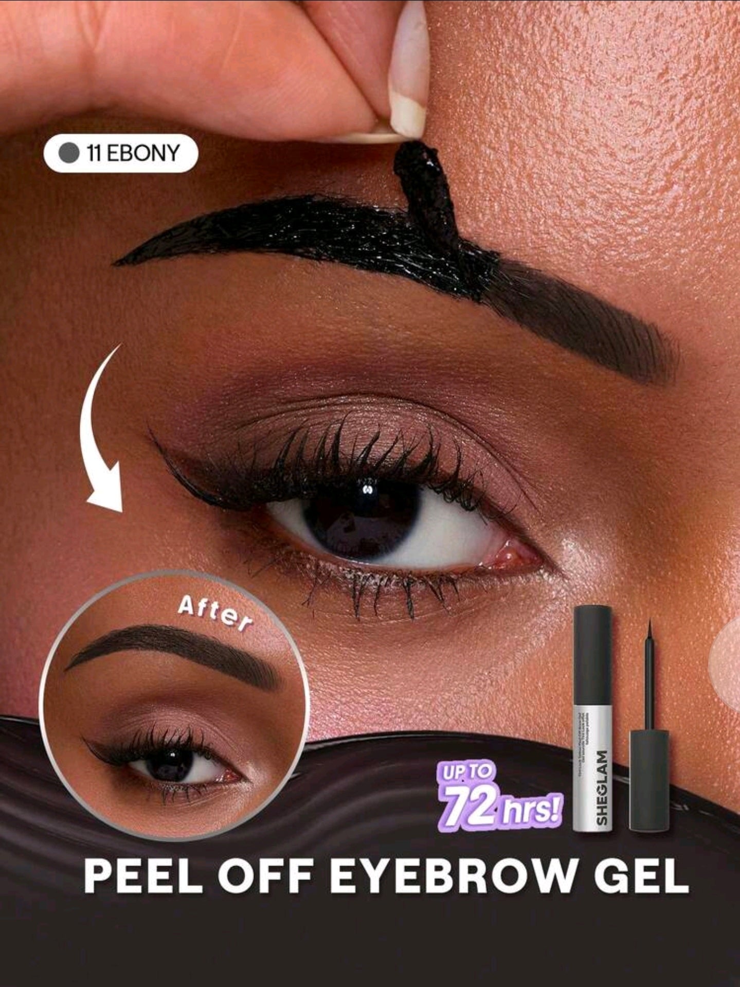Tinta lock Tattoo Sheglam- Chocolate
