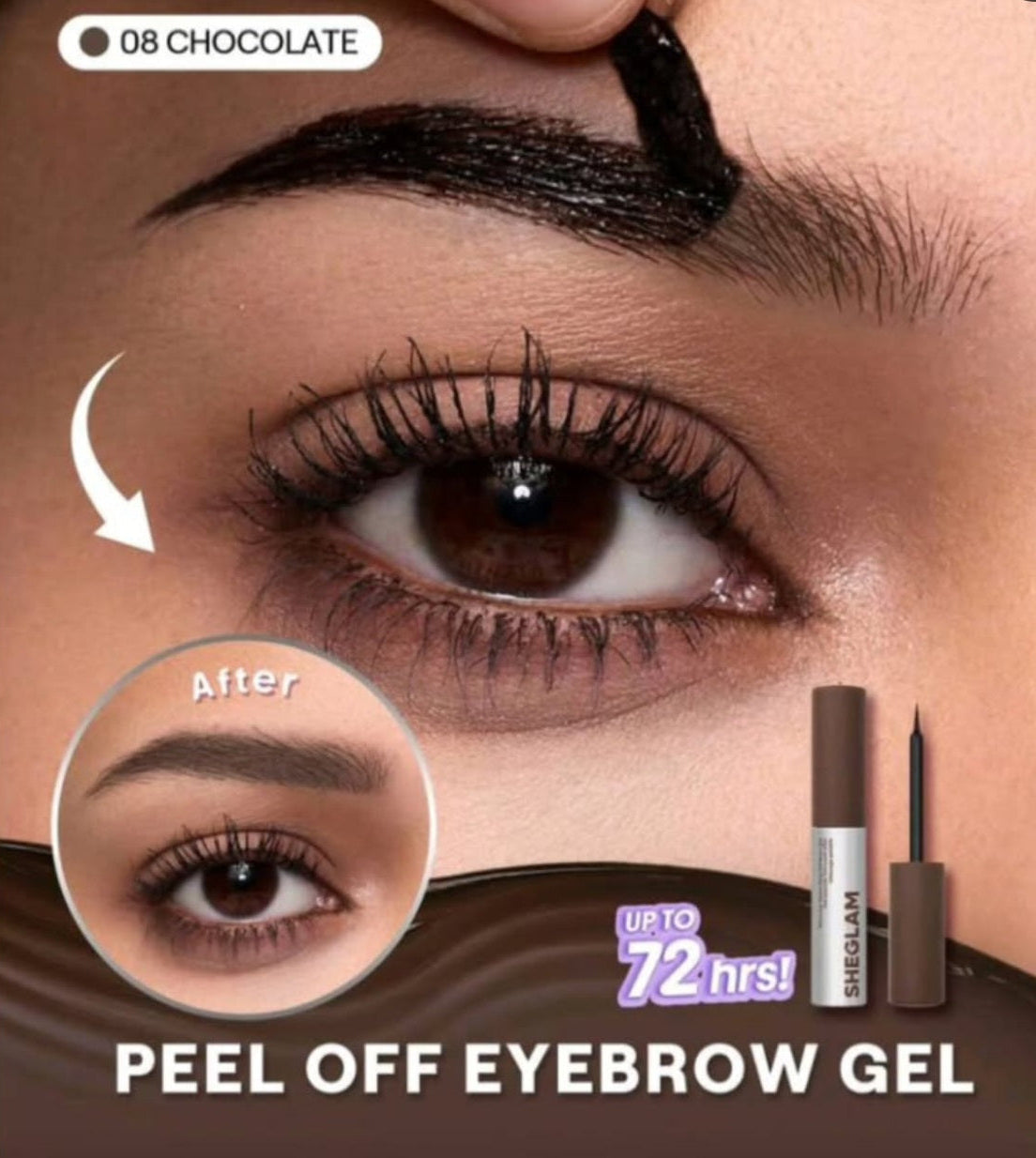 Tinta lock Tattoo Sheglam- Chocolate