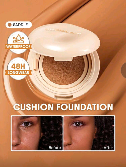 Base de maquillaje en formato cushion de larga duración