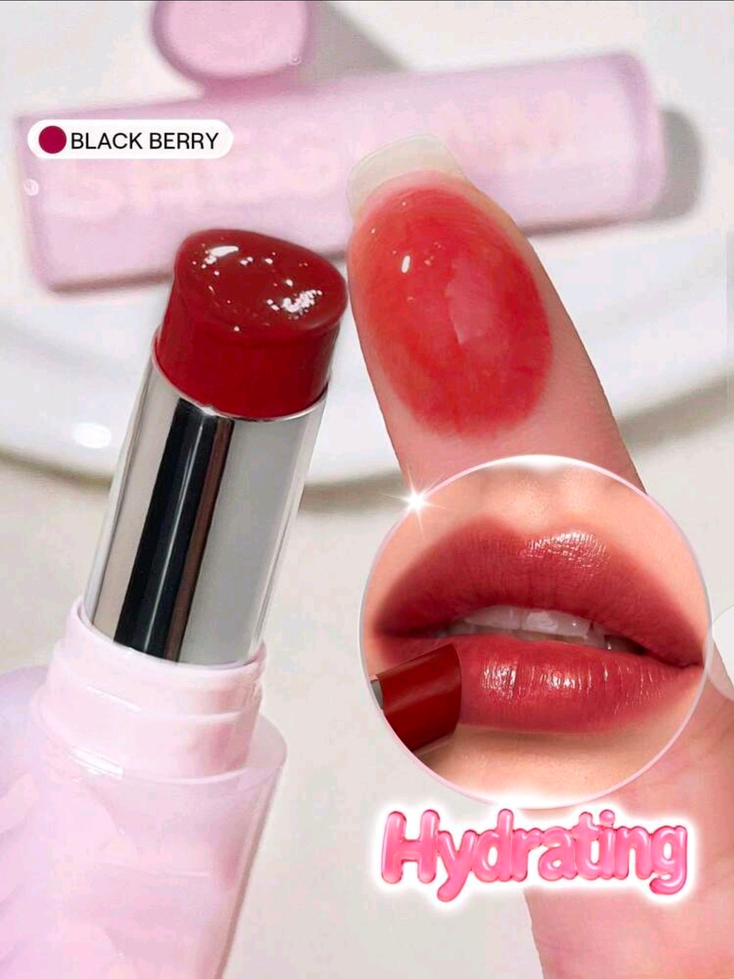 Silk Slip Bálsamo Labial con Aceite- Guava Glow