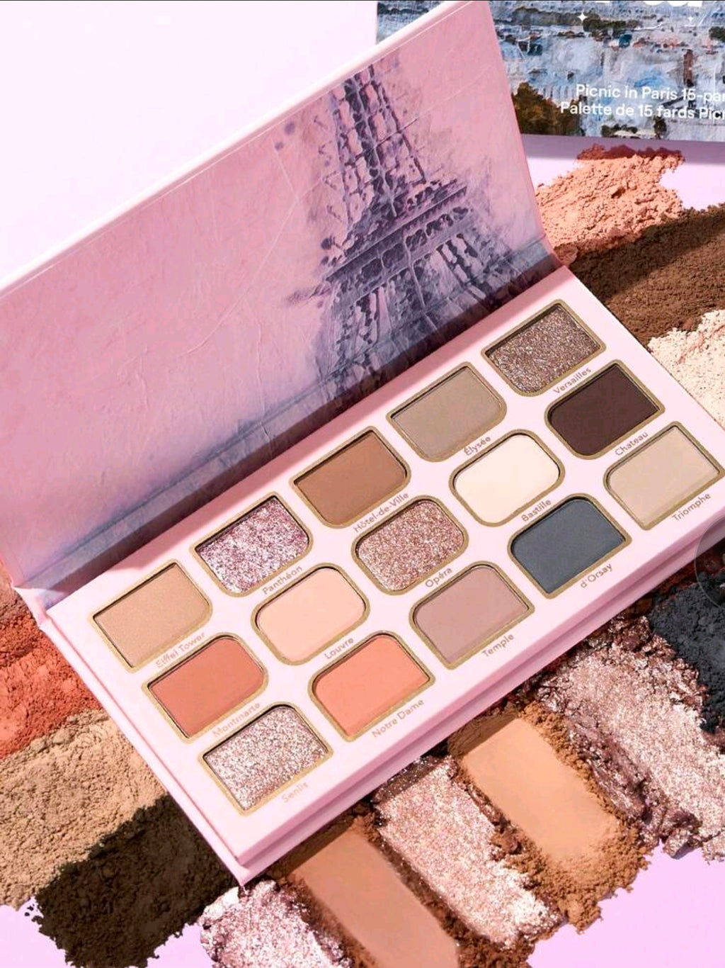 Paleta sombras Sheglam 15 colores-picnic in paris