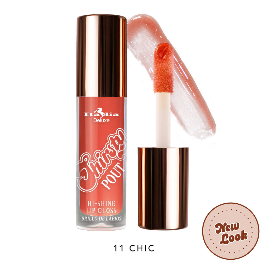 Brillo labial Italia Deluxe Thirsty Pout Hi-Shine Lip Gloss